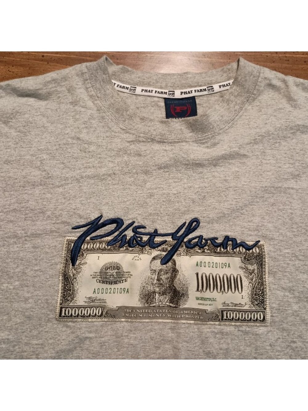 Phat Farm Million Dollar Shirt - XXL // Long Sleeve Fashion Designer Brand Tee